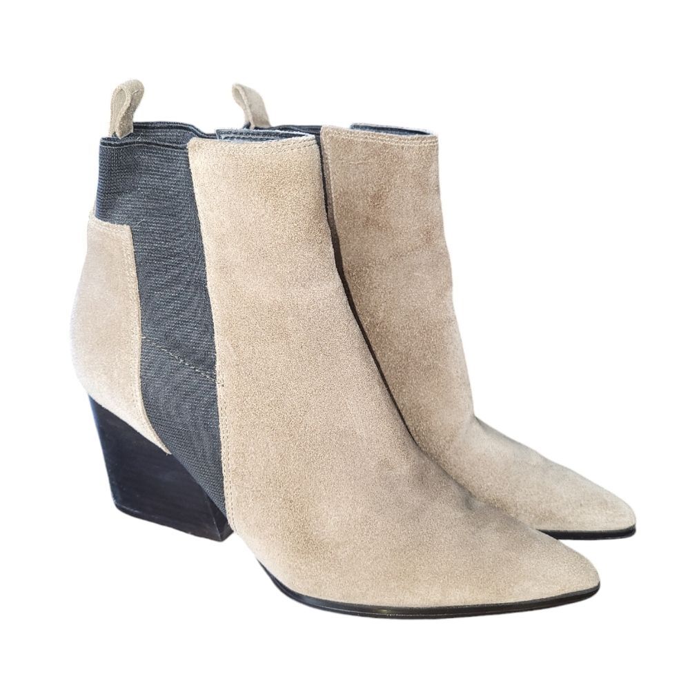 KENDALL + KYLIE Finch Ankle Suede Two Tone Colorblock Ankle Boot 6.5 - Picture 2 of 6